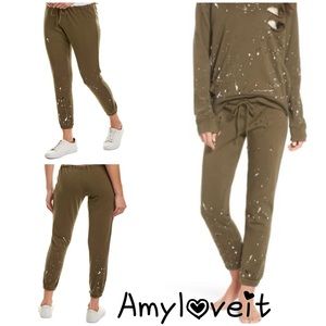 Chaser Fleece Distressed Relaxed Lounge Pants #40